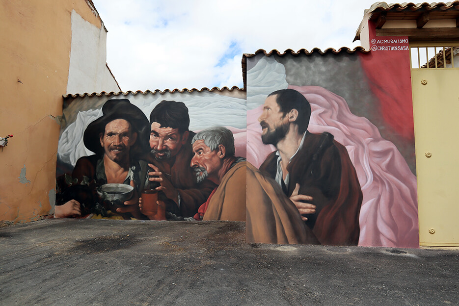 Mural temático Velázquez con @_christiansasa_ - Burgos